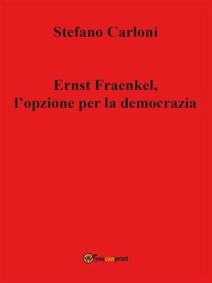 cover image of Ernst Fraenkel, l'opzione per la democrazia